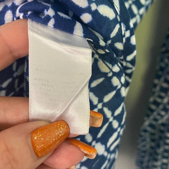 Talbots Button Down Blouse Sp - Picture 7 of 9